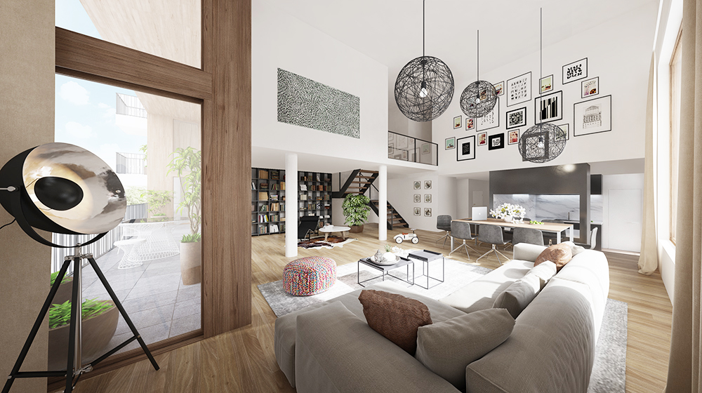 interior moderno y elegante