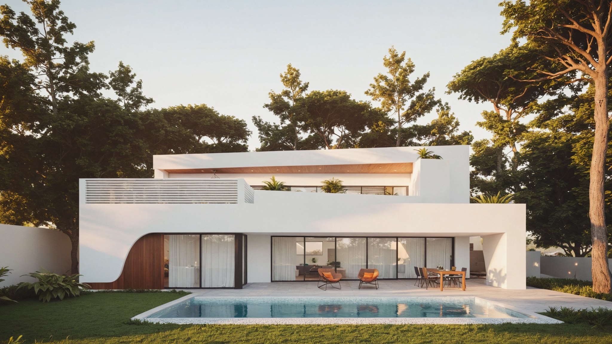 casa unifamiliar arquitectura minimalista